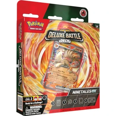 Image of Pokémon TCG: Ninetales ex Deluxe Battle deck (Ready to play 60 card &amp; Accessories)