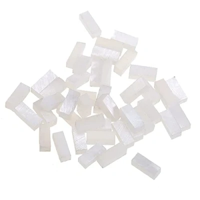 Image of Musiclily Pro Natural Mother of Pearl Guitar Binding Inlay Purfling Strips 1.6x1.3x4mm, White Pearl(Set 100)