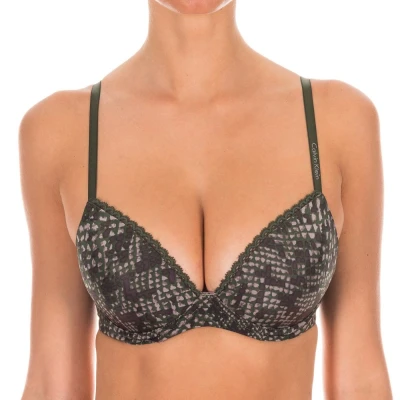 Image of Calvin Klein Womens bra Multicolour Khaki Size 30C