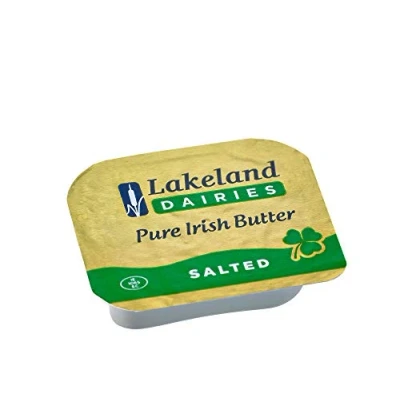 Image of Lakeland Dairies Salted Pure Irish Butter Portions, 96 x 8 Gram Individual Dishes