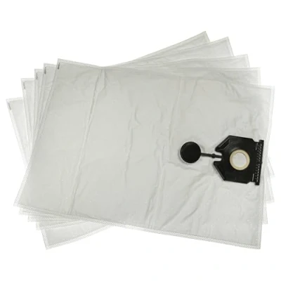 Image of vhbw 5x Vacuum Cleaner Bag compatible with Kärcher NT 30/1 Ap Te L, Tact L Cleaner, Microfleece, 64 cm x 44.5 cm, White