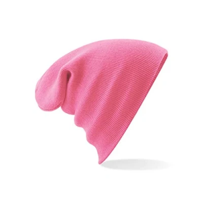 Image of Beechfield Unisex Original Cuffed Beanie True Pink
