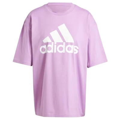 Image of adidas Women&#039;s Essentials Big Logo Boyfriend Tee, preloved Purple, XXL
