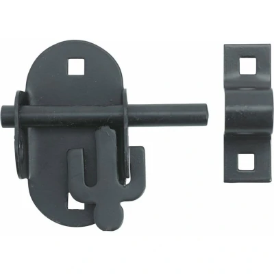Image of Perry 100mm Oval Pad Bolt Black