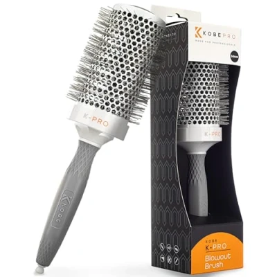 Image of K Pro 54mm Radial Ceramic &amp; Ionic Hair Brush for Blowout Blowdry Professional Blow Dry Salon Quality Results, Enhance Volume and Shine, Ideal All Types