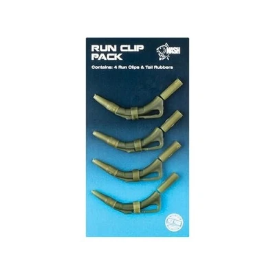Image of Nash Run Lead Clip Pack Camou Green Terminal tackle