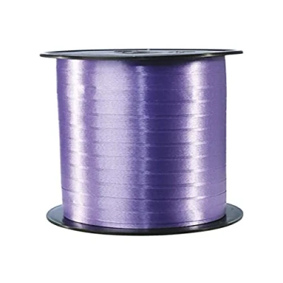 Image of Clairefontaine Ref 601710C Smooth Counter Ribbon Roll (Single Reel) 7mm x 500m Length Roll, 11.7 9.5cm Spool Suitable for Gift Wrapping &amp; Crafting Lilac