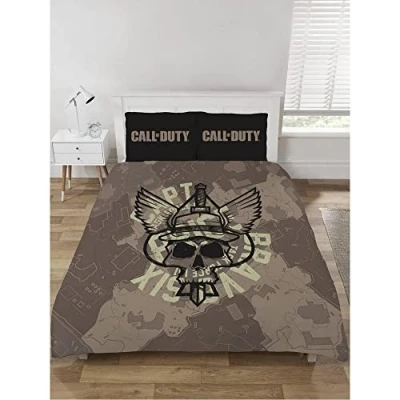 Image of Coco Moon Cod Call of Duty Kids Single Or Double Bed Duvet Bedding Set Genuine Bedroom Merchandise (Double Duvet)