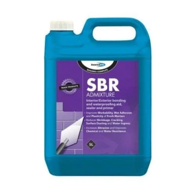 Image of Bond It 5L SBR Waterproof Concrete latex Admixture Wall &amp; Floor Bonding Agent U 5 Litres styrene butadiene copolymer