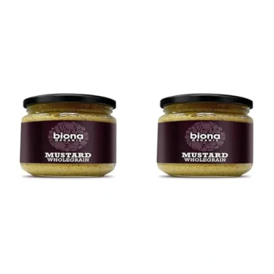 Image of BIONA Organic Wholegrain Mustard 200g (PACK OF 2)