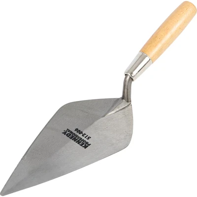 Image of Kennedy 10&quot; Broad Heel London Pattern Brick Trowel