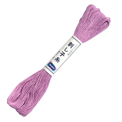 Image of Olympus Sashiko Thread Orchid Colour 24 20m Skein Japanese Embroidery &amp; Quilting