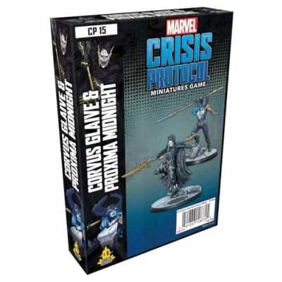 Image of Atomic Mass Games Marvel Crisis Protocol: Character Pack: Corvus Glaive and Proxima Midnight Miniatures Game Ages 10+ 2+ Players 45 Minutes Playing Time