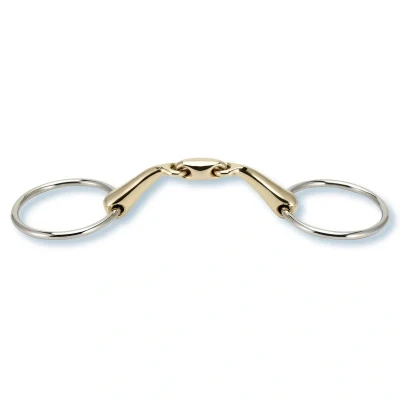 Image of Stubben Anatomic Loose Ring Snaffle 125mm (5&quot;) Horse Bits Riding Equestrian