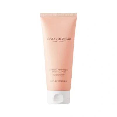 Image of moisturizing Collagen Dream Foam cleanser Nature Republic Daily Skin Care elasticity facial