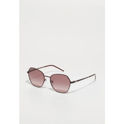 Image of Emporio Armani Woman EA2161 34018D Sunglasses Metal Red Pink Geometric Normal Shaded