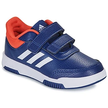 Image of adidas Performance Tensaur 2.0 Walking trainers for kids, Size: 4, Dark blue/footwear white/bright red Imitation leather/ textile
