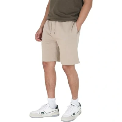 Image of BRAVE SOUL Mens Sweat Comfy Summer Fleece Jersey Baggy Jogging Shorts S XXL, Stone Tarley, XL