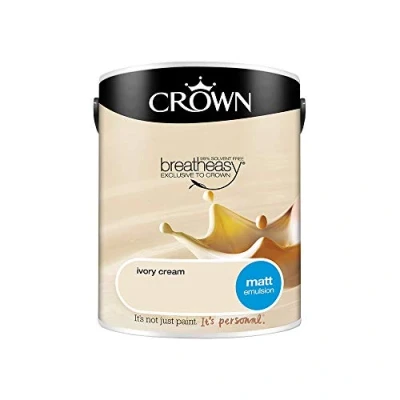 Image of Crown Retail Core Emulsion Matt Ivory Cream 5 L