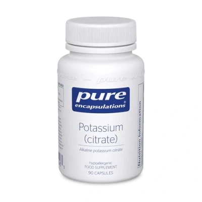 Image of Pure Encapsulations Potassium (Citrate) Essential Mineral for Vascular Function and Overall Health 90 Capsules