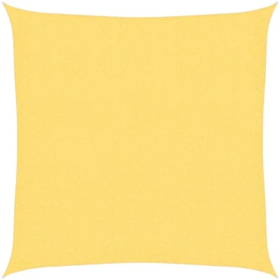 Image of vidaXL Sunshade Sail HDPE Square 2x2 m Beige