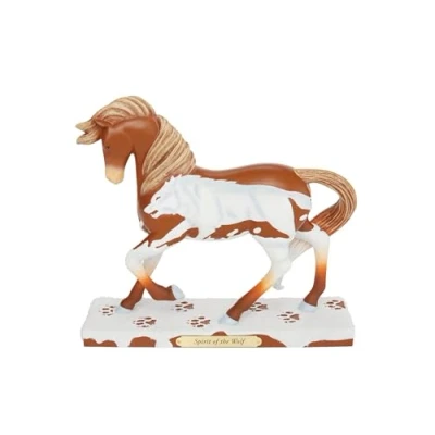 Image of Enesco The Trail of Painted Ponies Spirit Wolf Figurine, 7.1 Inch, Multicolor