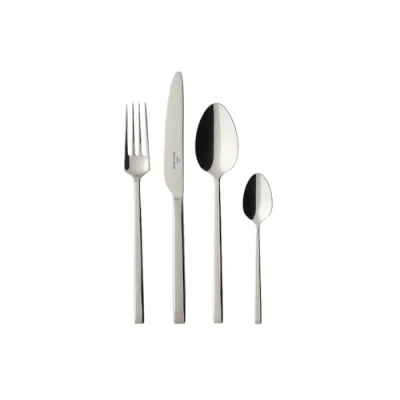 Image of Villeroy &amp; Boch La Classica Cutlery for Up To 6 People, 24 Pieces, Stainless Steel