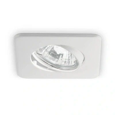 Image of Lounge 1 Light Tiltable Recessed Spotlight White, GU10