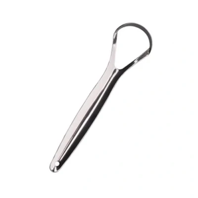 Image of Tongue Scraper Stainless Steel, Cleaner, Fresh Breath Care Scraper, Great for Oral