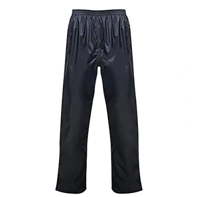 Image of Regatta Pro Mens Packaway Waterproof Breathable Overtrousers (Navy) Size 3XL