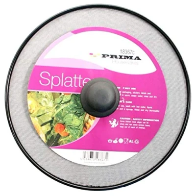 Image of New Metal MESH Splatter Cover LID Cooking Frying PAN Kitchen Protector Guard