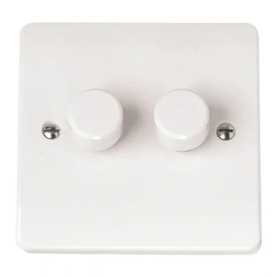 Image of Click Mode 2 Gang Way 250VA Dimmer Switch CMA146