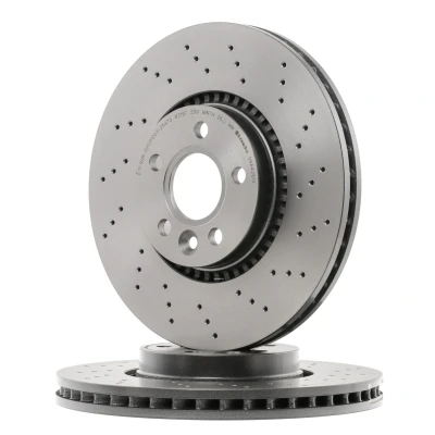 Image of LR000470, LR027107 Brake disc BREMBO XTRA LINE 09.A426.1X 316mm 28mm 5 perforated/vented Coated High carbon VOLVO: V60 I, S80 II, S60 II