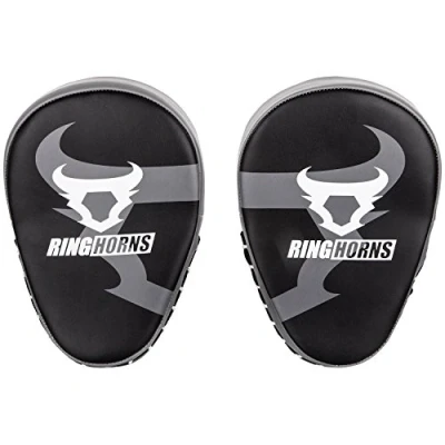Image of Ringhorns, Charger Focus Mitts, Unisex Adult, One Size, Black