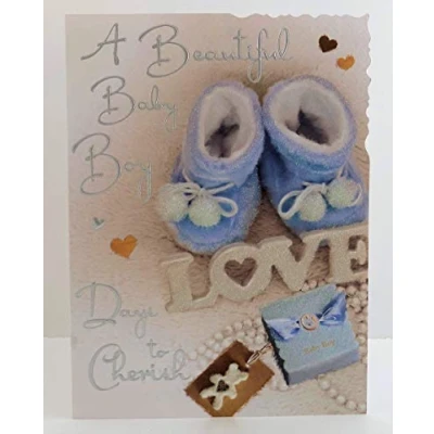 Image of Jonny Javelin Beautiful Baby Boy New Card