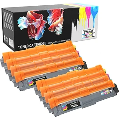 Image of Prestige Cartridge TN 241/TN 245 Toner for Brother HL 3140CW/HL 3150CDW/HL 3170CDW Assorted Colour (Pack of 8)