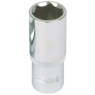 Image of KS Tools 918.1322 1/2&quot; CHROMEplus Hexagonal socket, deep, 11/16&quot;