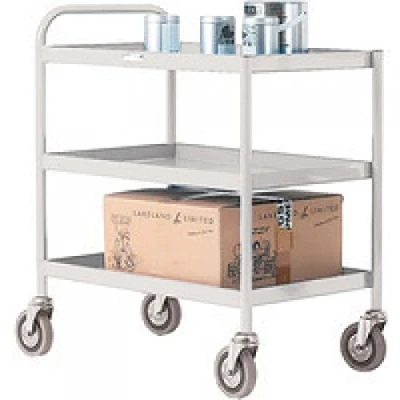 Image of Slingsby Trolley General Purpose Three Tier Grey