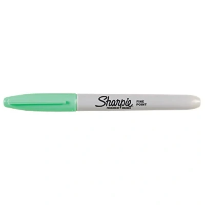 Image of SHARPIE Fine Point Permanent Markers, Mint, 1 Count