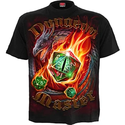 Image of Spiral Dungeon Master T Shirt Black L