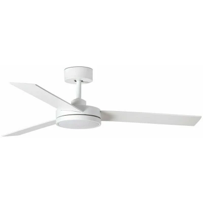 Image of Barth White Ceiling Fan with LED Light