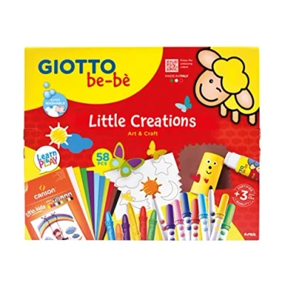 Image of GIOTTO be bè Art and Craft Little Creations Set, Assorted Colours Tools, Ideal for Children