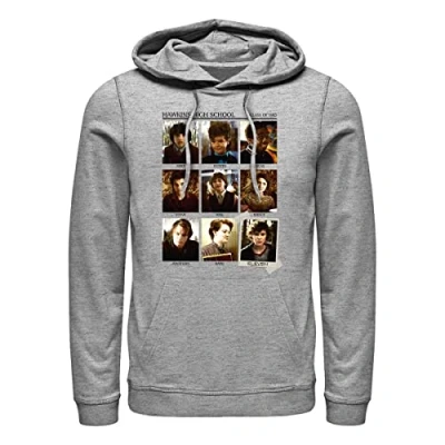 Image of Stranger Things Hawkins High Hoodie Hooded Sweatshirt, Heather Grey, XL