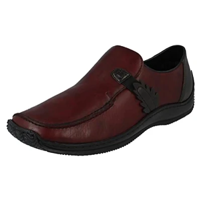 Image of Rieker Women&#039;s Damen Halbschuhe Rot Moccasin, 3.5 UK