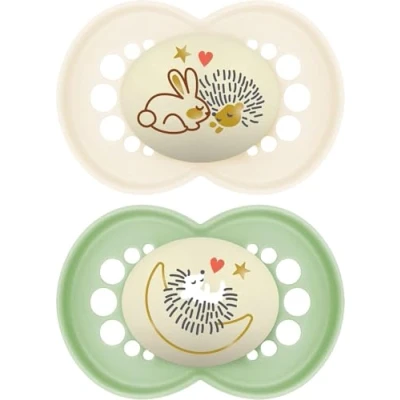 Image of MAM Night 6+ Months Soother 2 Pack Unisex