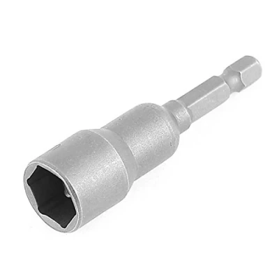 Image of Sourcingmap a16011600ux0891 13 mm Socket Magnetic Nut Driver Setter Adapter Hex Bit Grey