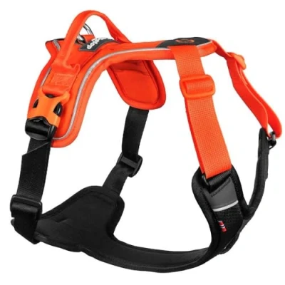 Image of Non stop dogwear Ramble Harness, Black/Orange M