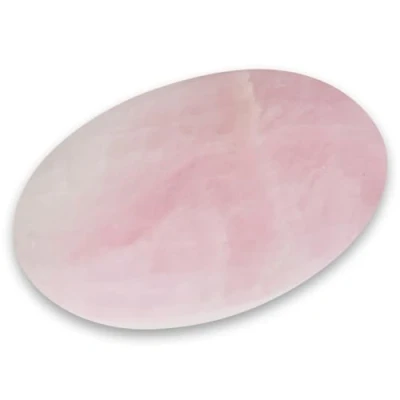 Image of CrystalAge Rose Quartz Palm Stone 70x50mm