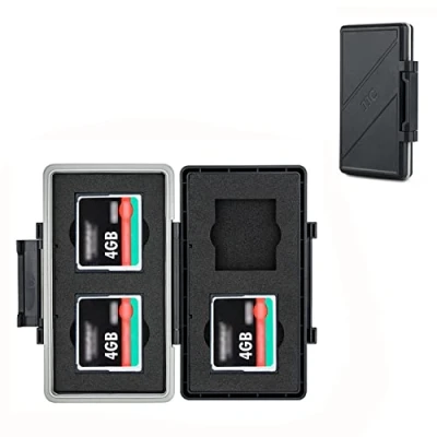 Image of 4 Slots CF Card Case Holder Water Resistance Anti Shock Compact Flash Memory Protector for Canon 400D 350D 50D 40D 30D 7D Mark II 5DS R 5D IV III 1D Nikon D810 D800