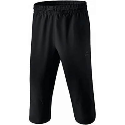 Image of Erima Men&#039;s Basic Cropped Pants Black, Small